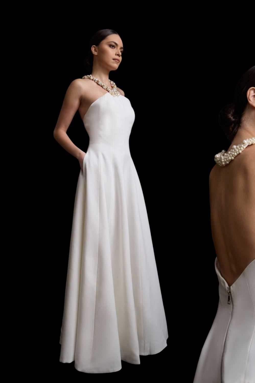 Halter Neck Gown