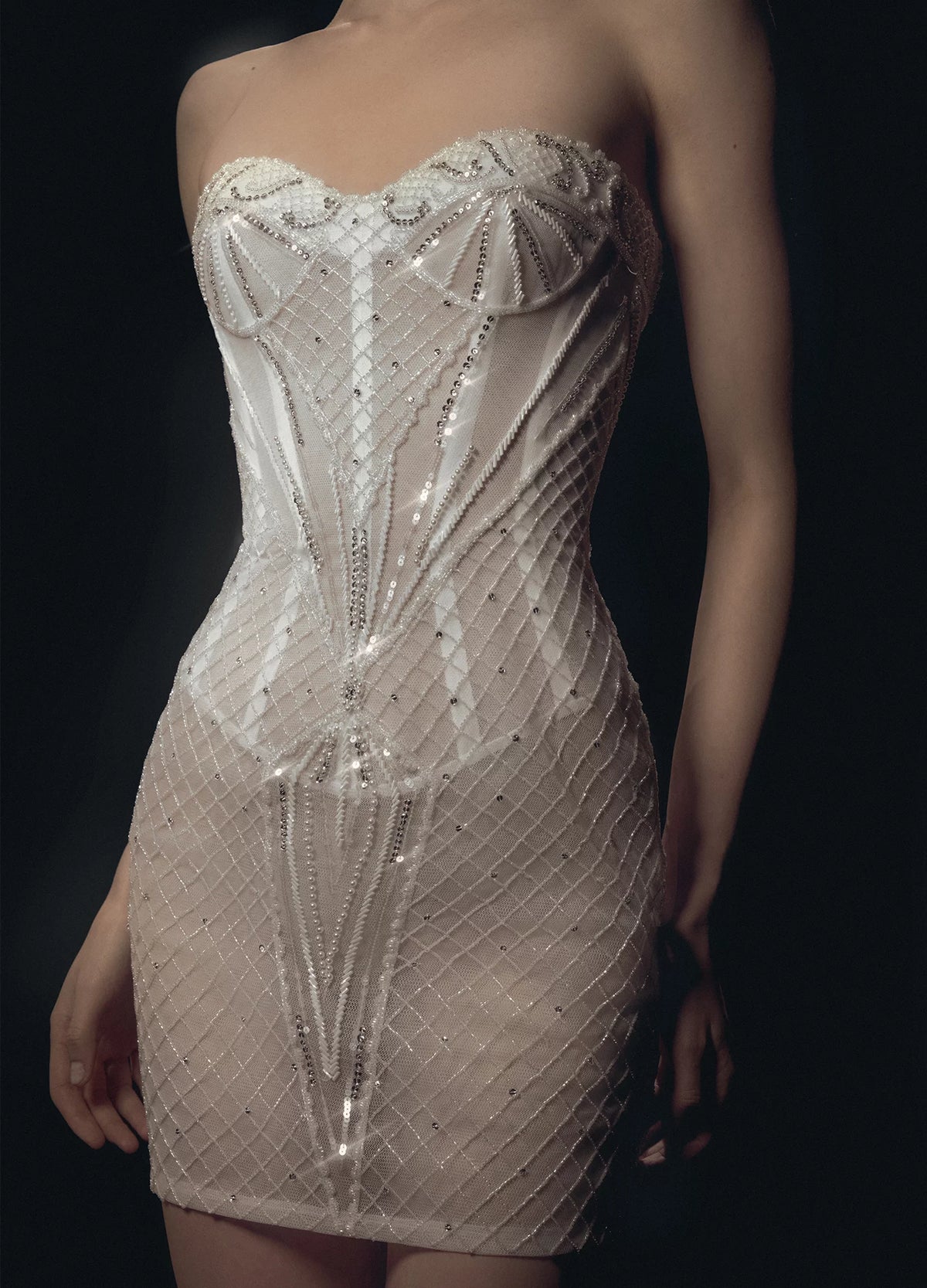 Strapless Mini Dress