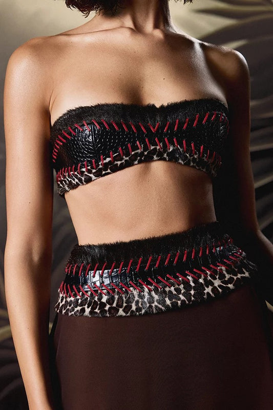 Strapless Two-Piece Look
