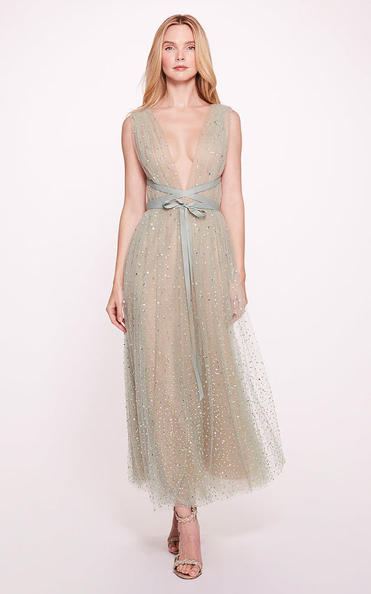Sleeveless V-Neck Dress
