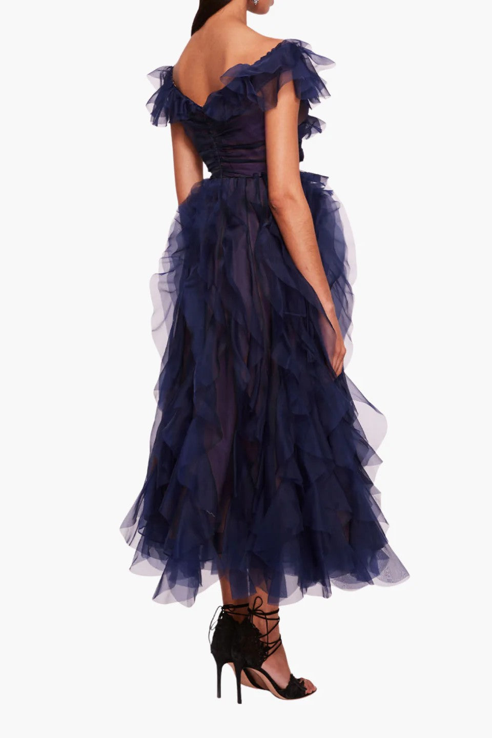Matte Organza Midi Dress