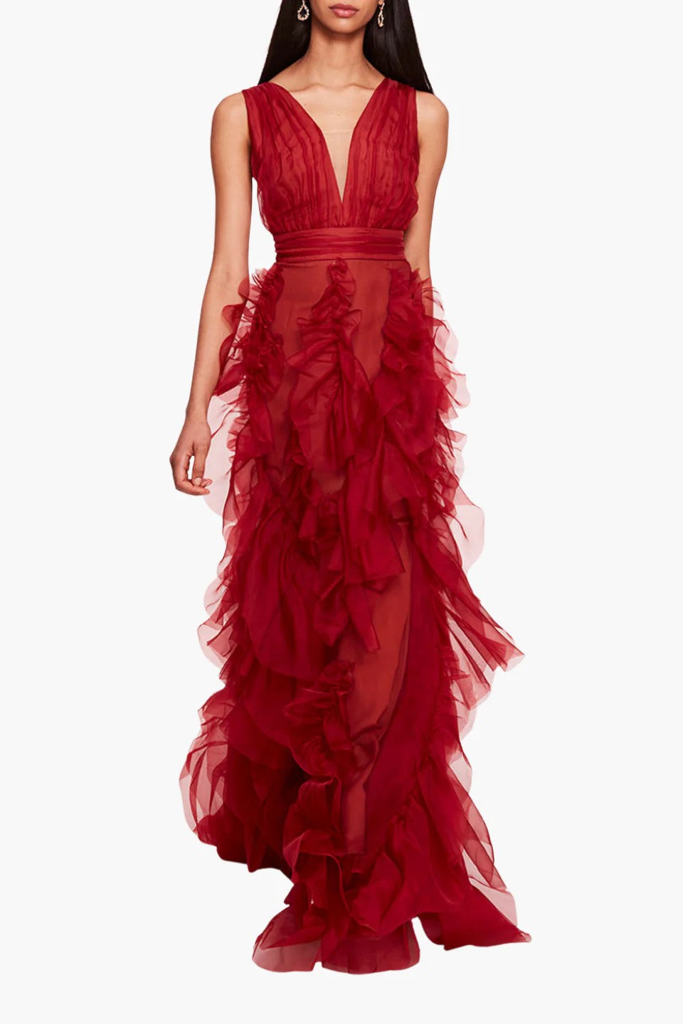 Matte Organza Gown