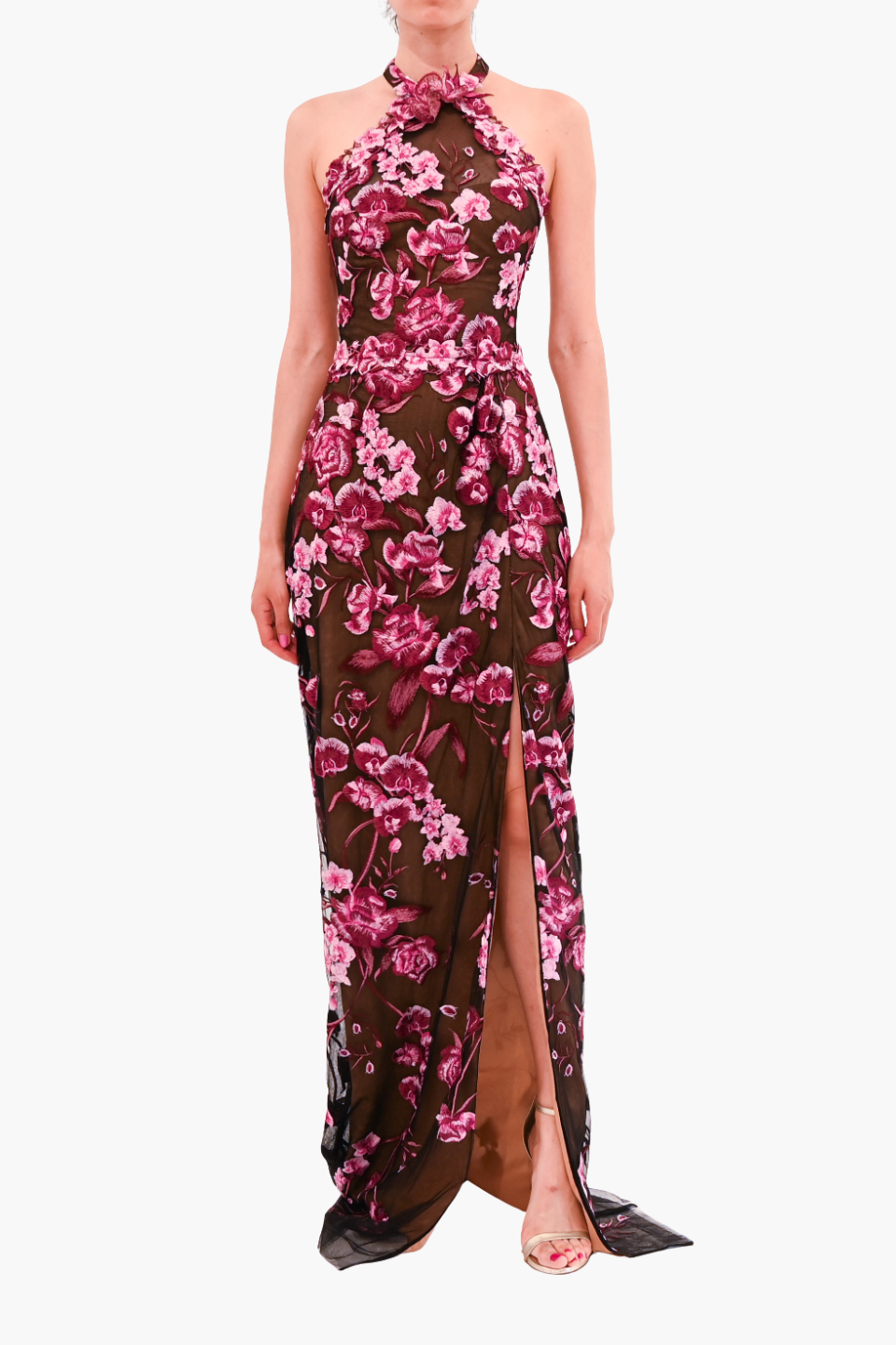 Halter Column Gown