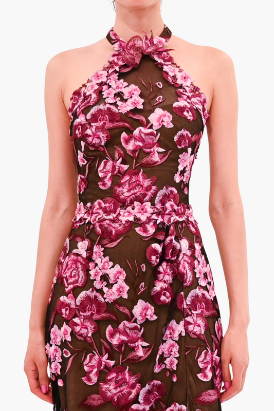 Halter Column Gown