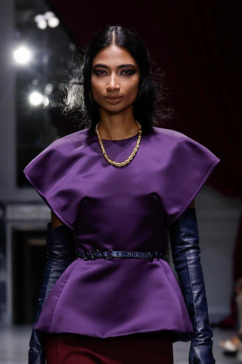 Amethyst Peplum Top