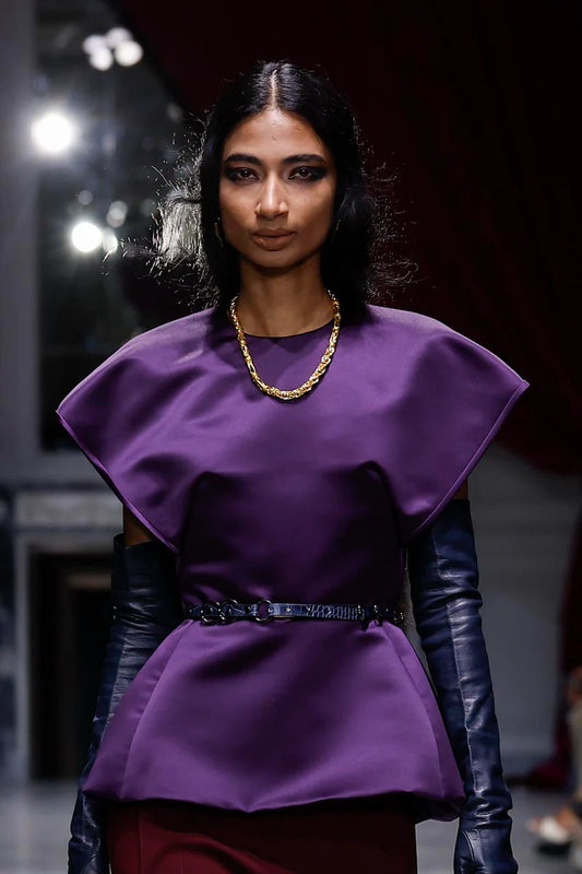 Amethyst Peplum Top
