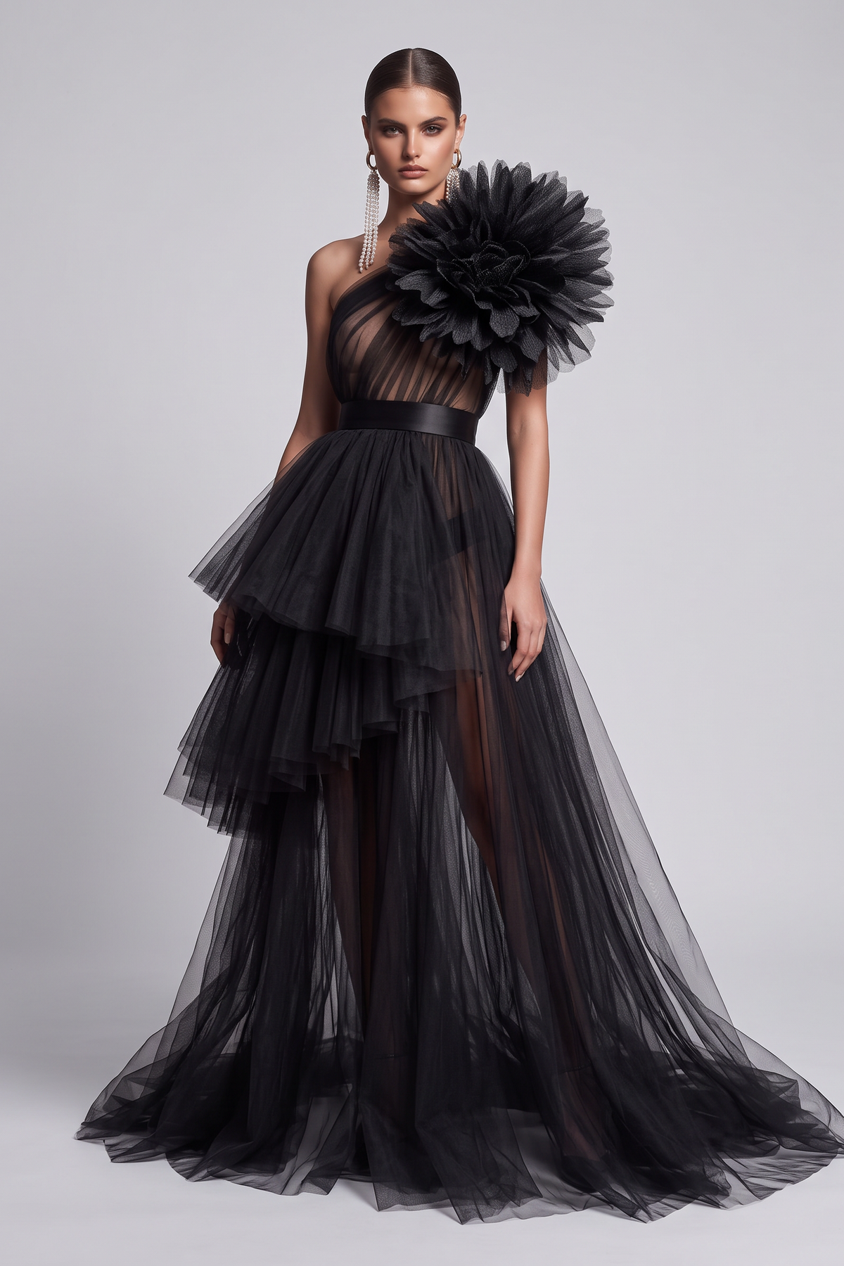 Semi-Sheer Gown