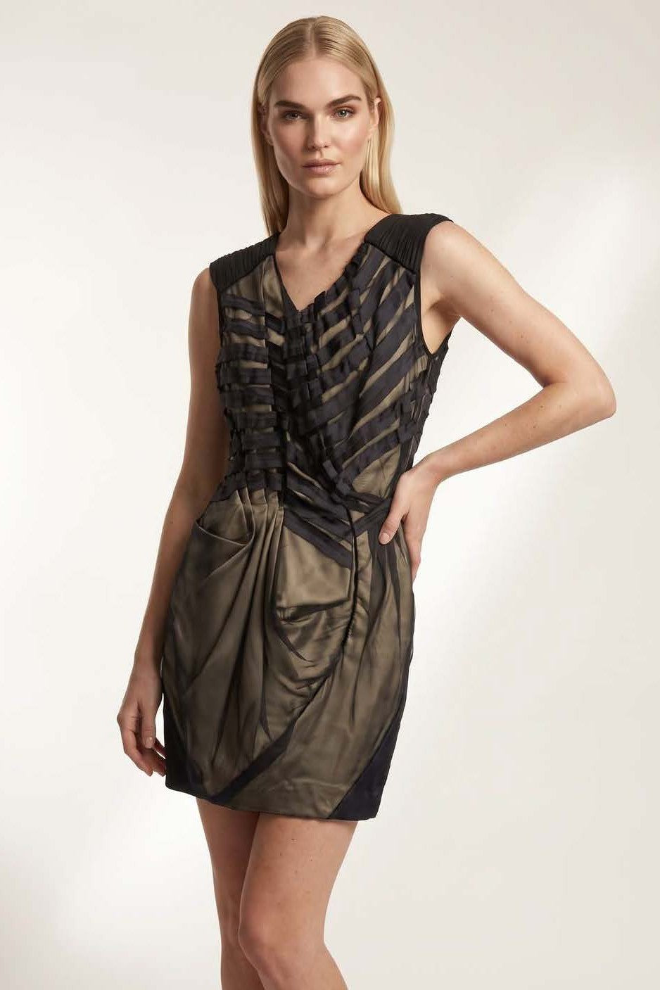 Layered Lace Mini Dress
