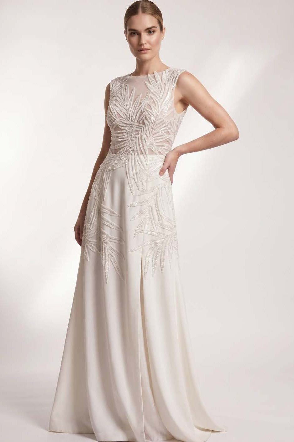 Sheer Bodice Gown