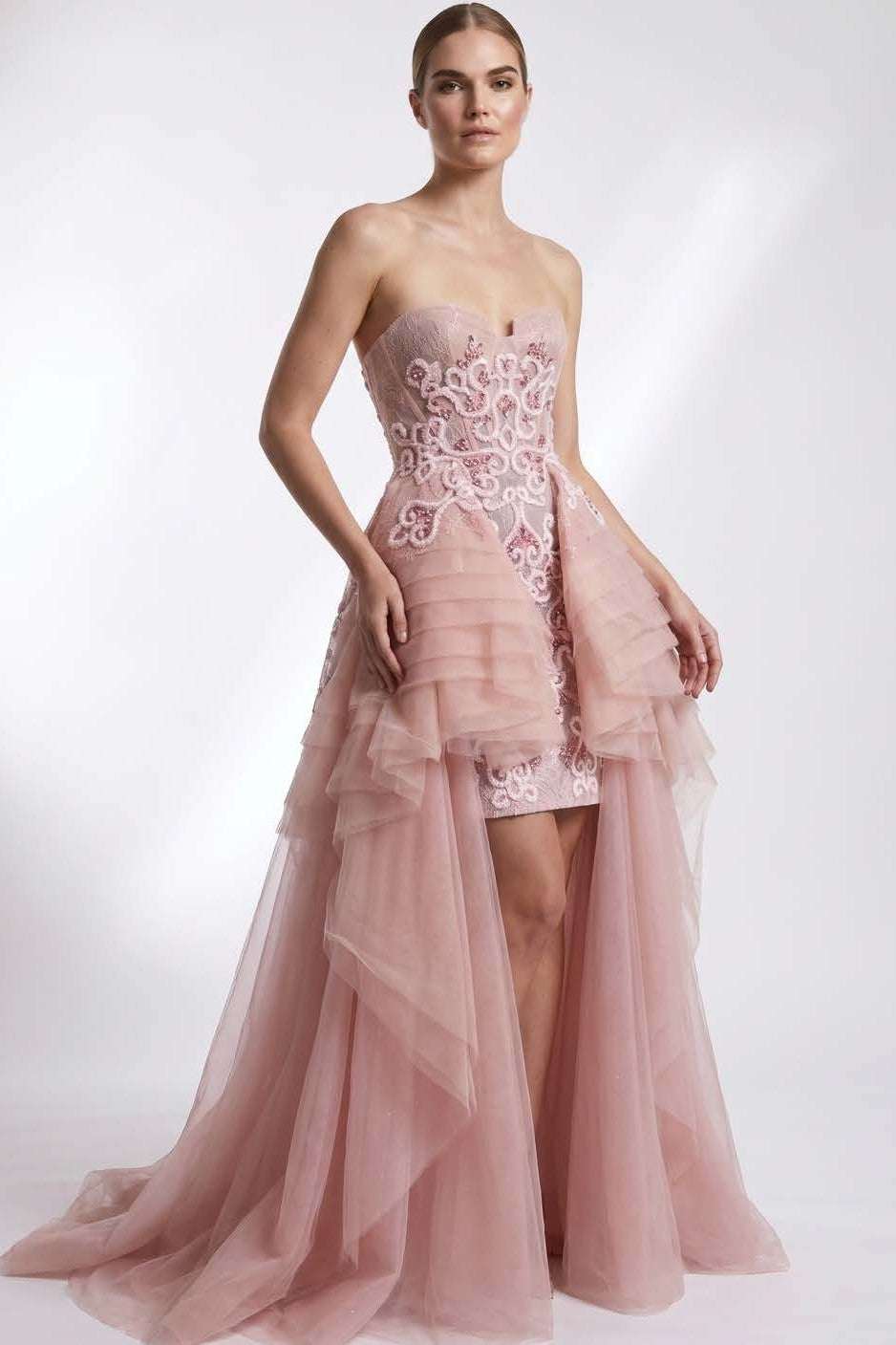 High-Low Train Dress