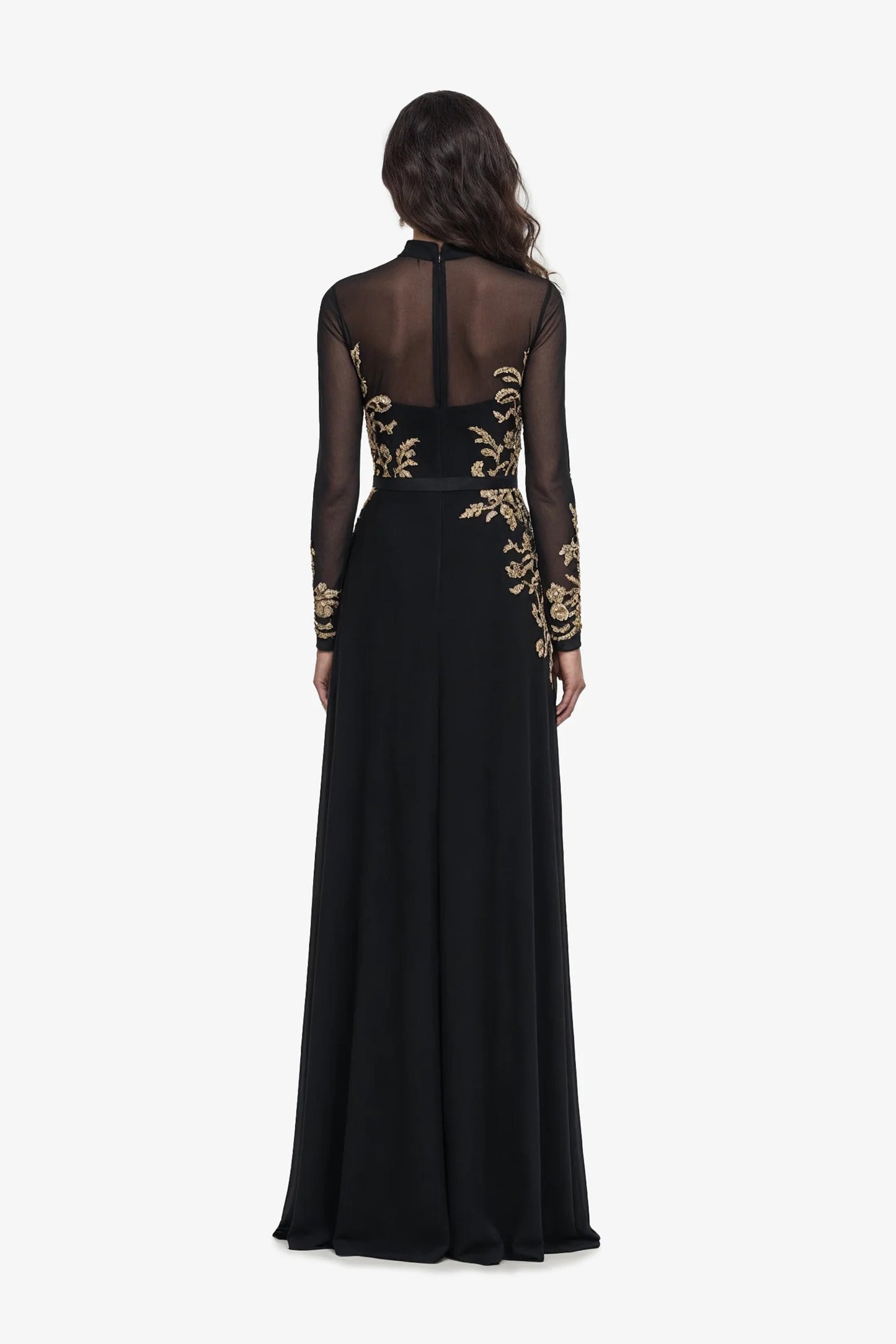 Long Sleeve Embellished Jumpsuit