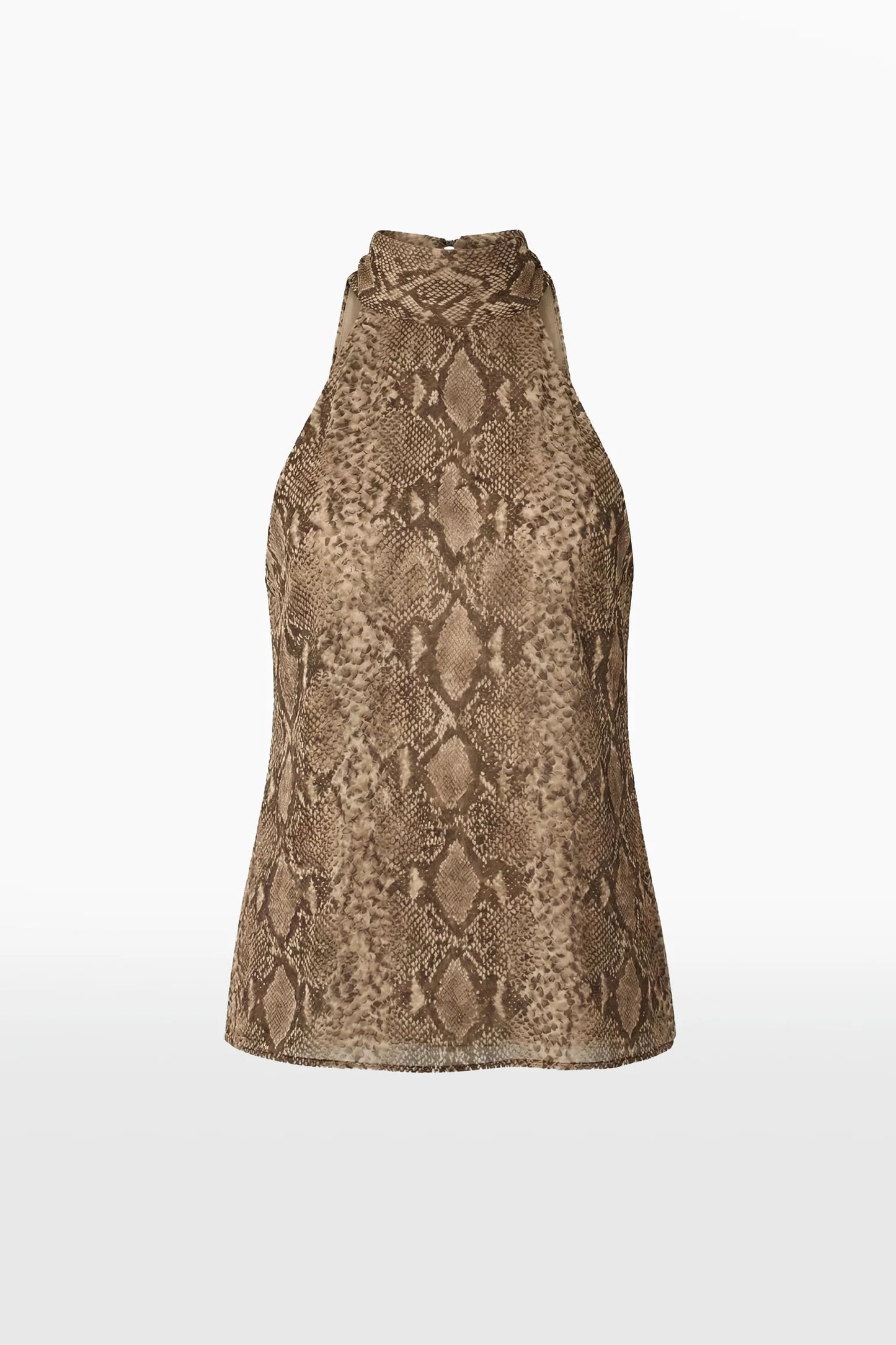 Leather Jacket and Snake Print Dress
