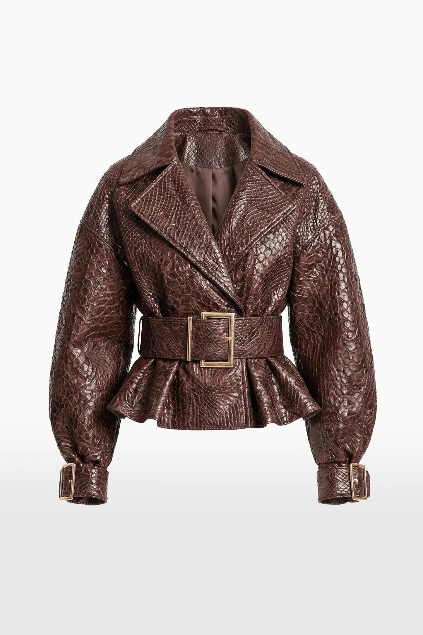 Textured Jacket with Tailored Pants and Shirt Set
