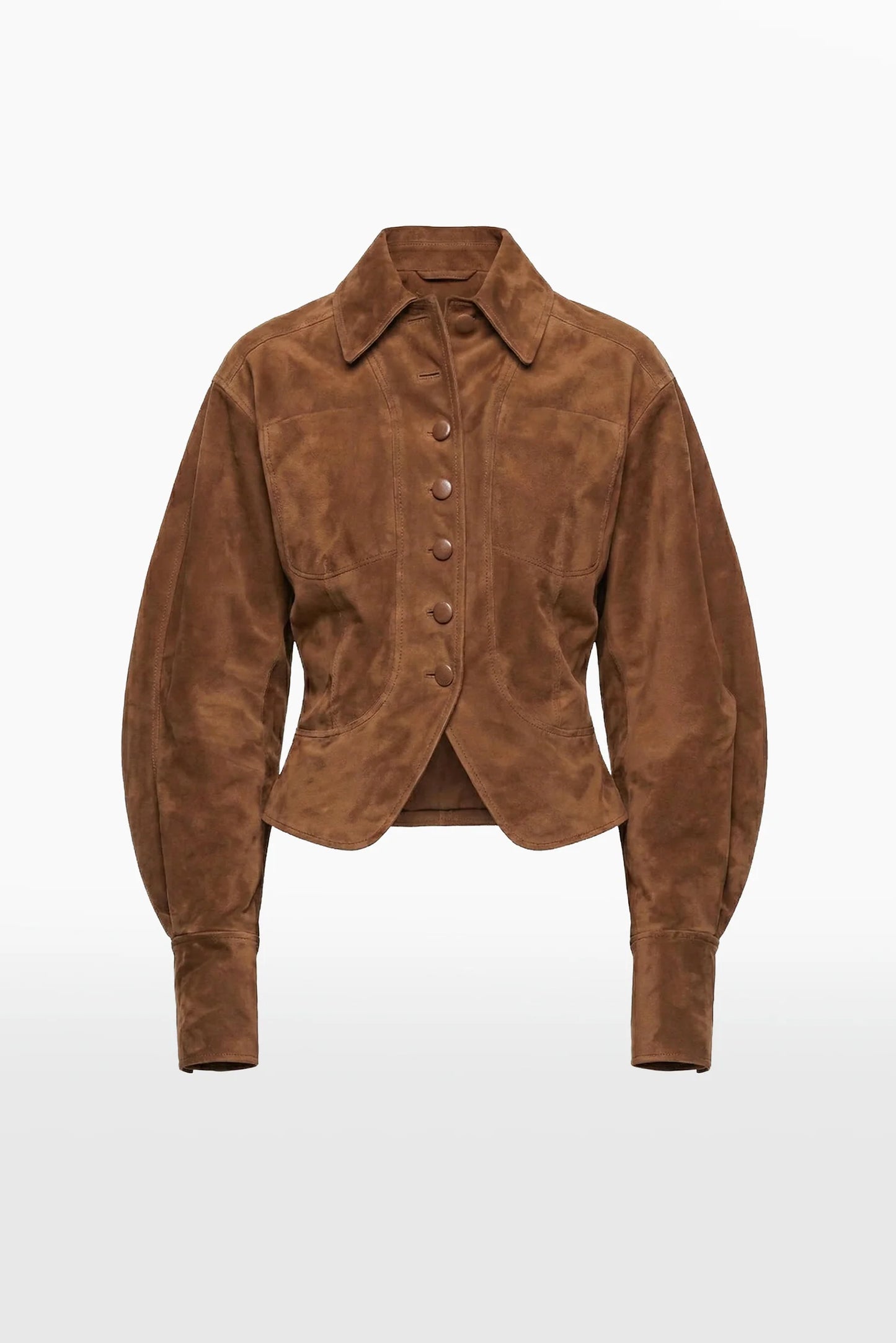 Suede Jacket and Pants Set