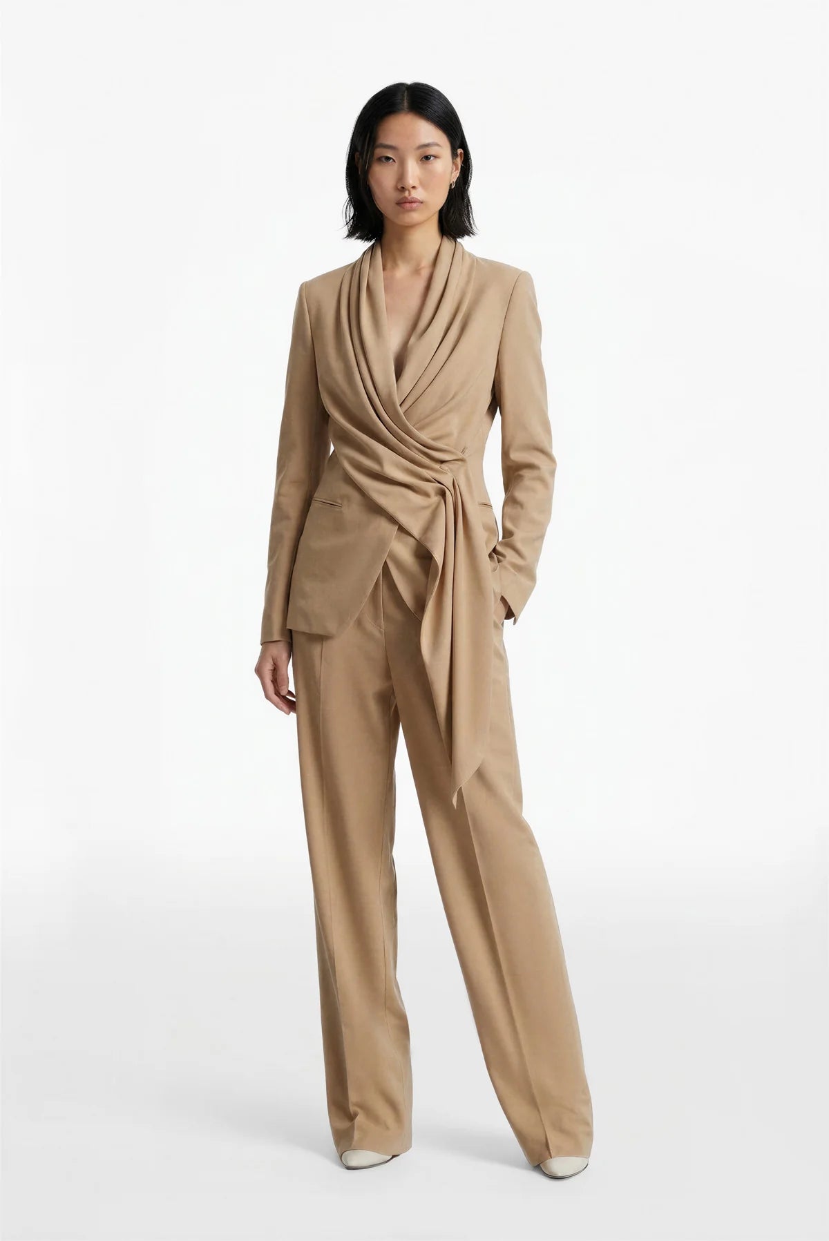 Draped Crepe Set