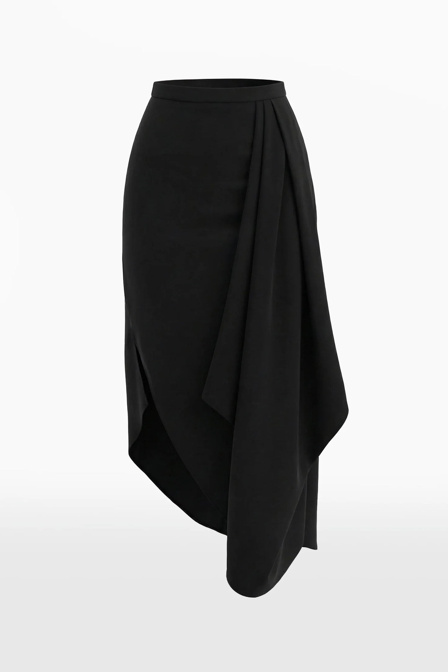 Draped Crepe Dress