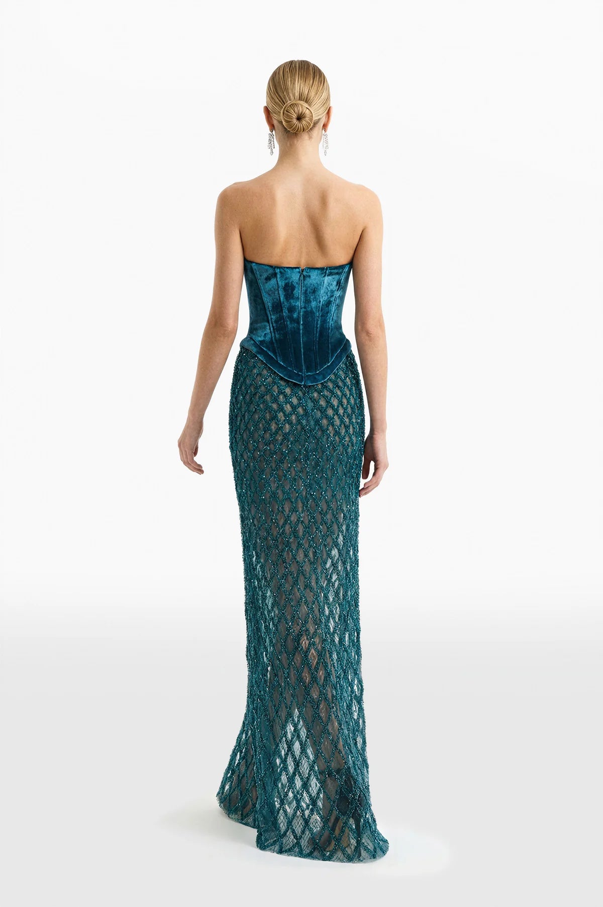 Velvet Embroidered Dress