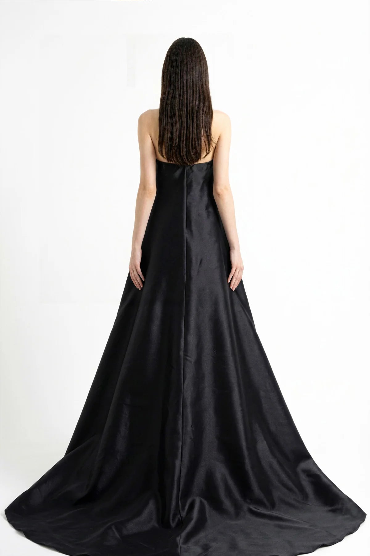 Lined Embroidered Dress with Cape