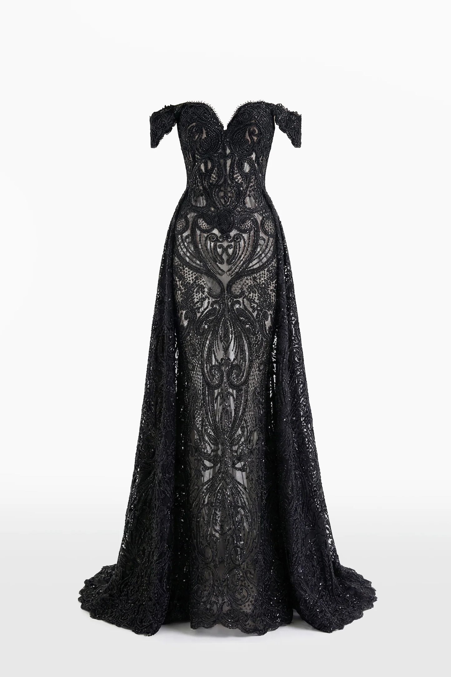 Sequined Thread Lace Dress