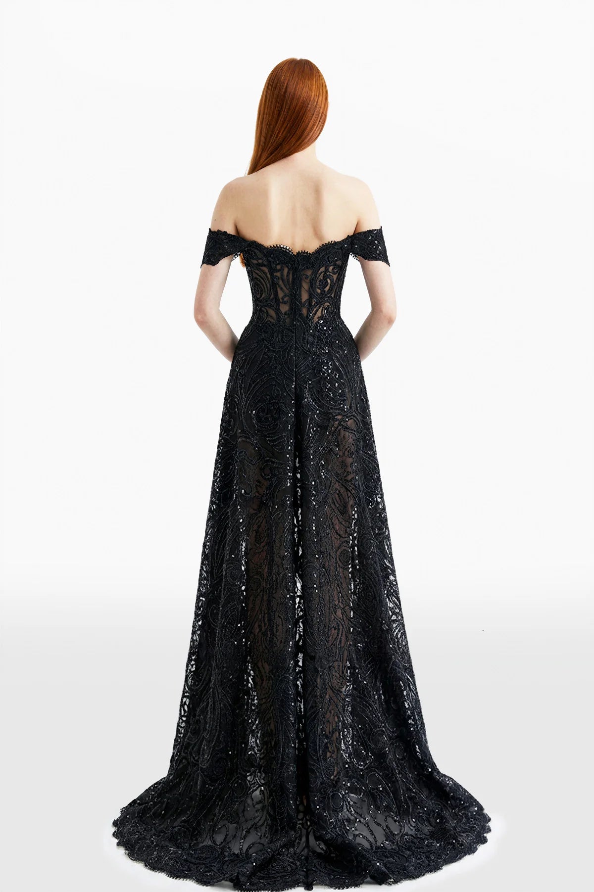 Sequined Thread Lace Dress