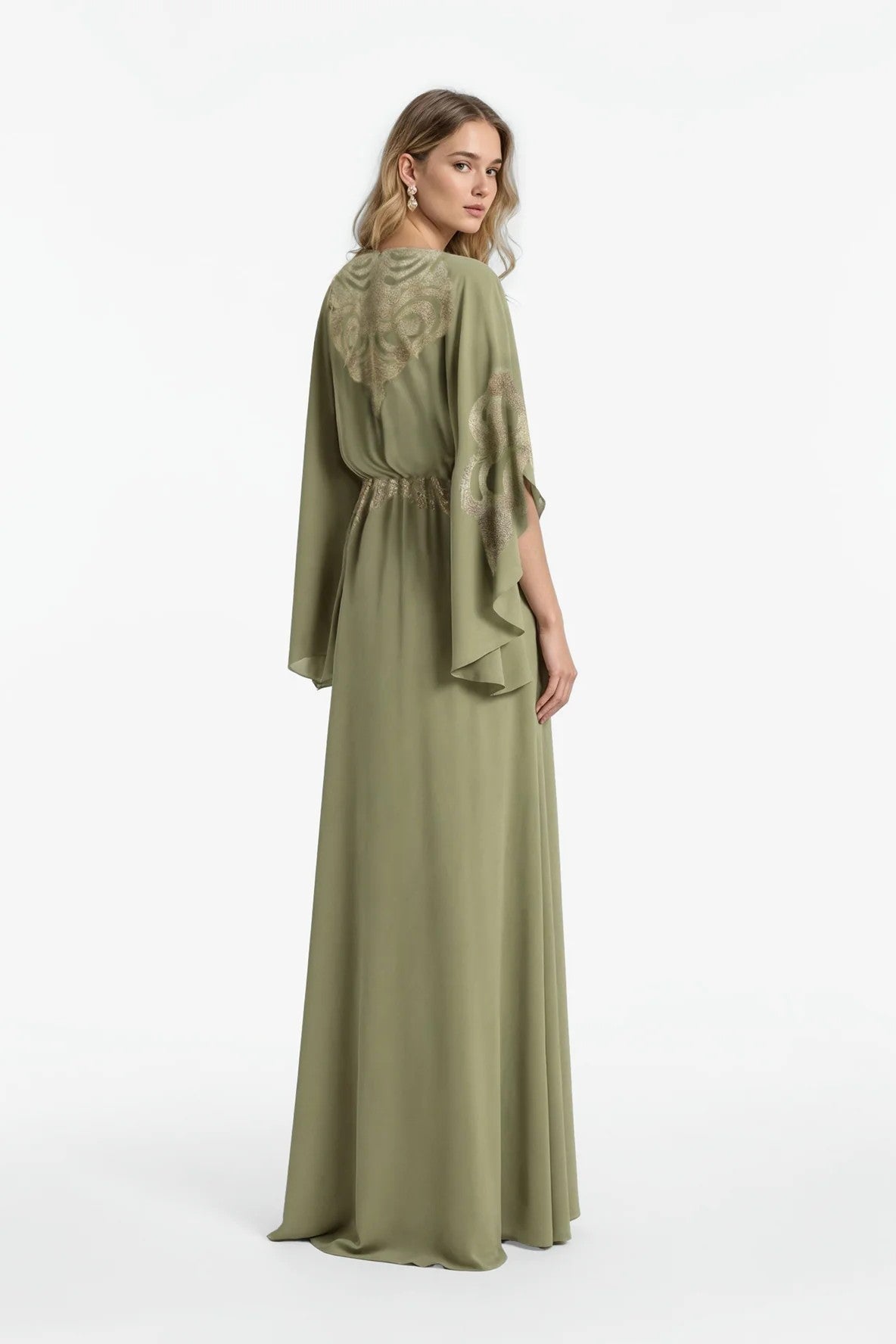 3/4 Sleeve Crepe Abaya