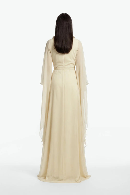 Long Sleeve Embellished Dress