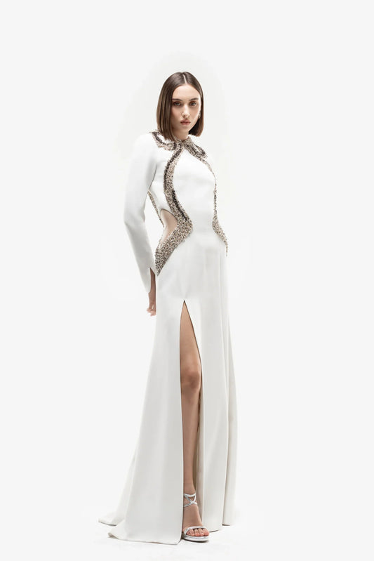 Embellished Long Dress