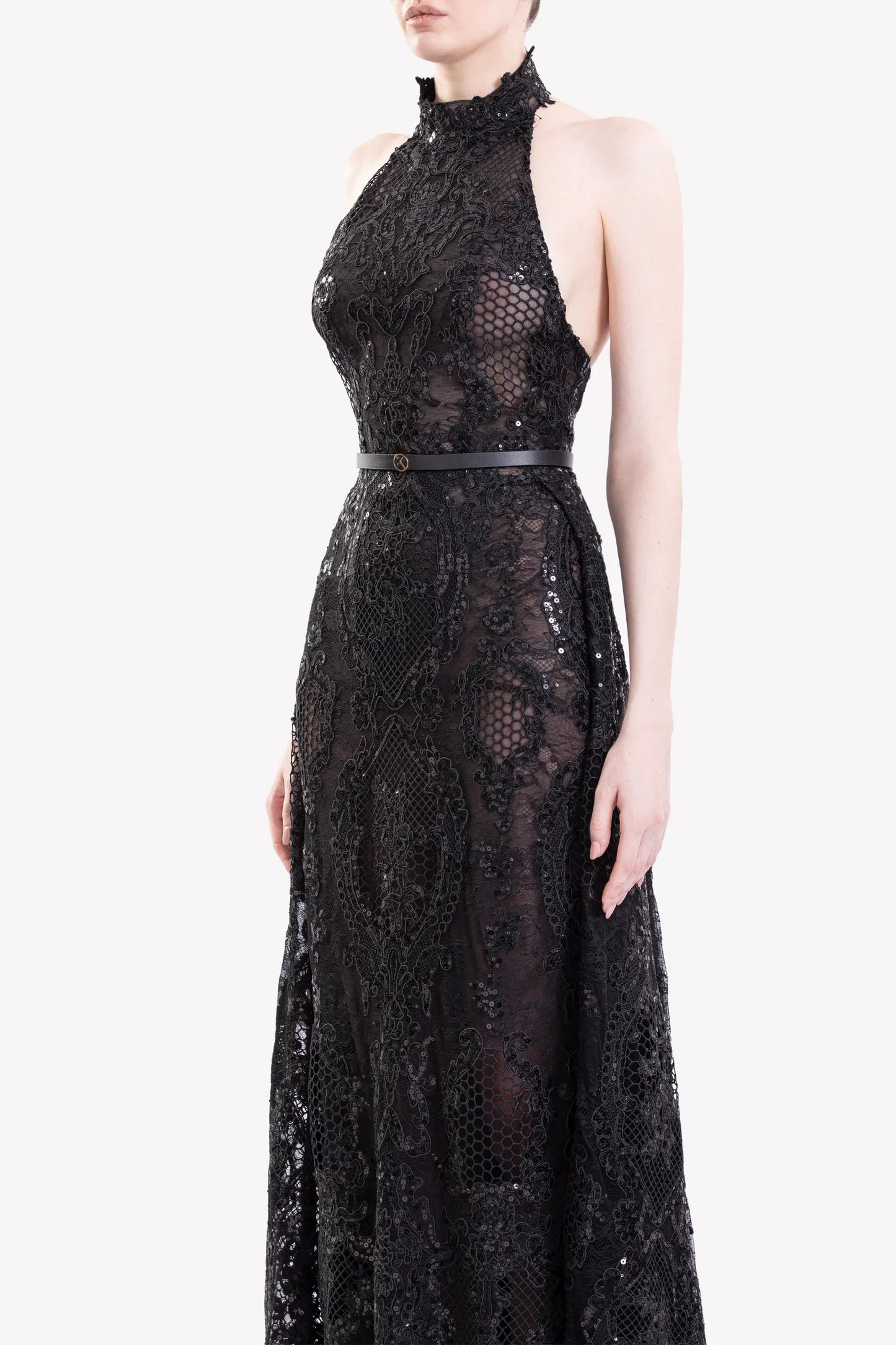 Embroidered Lace Dress