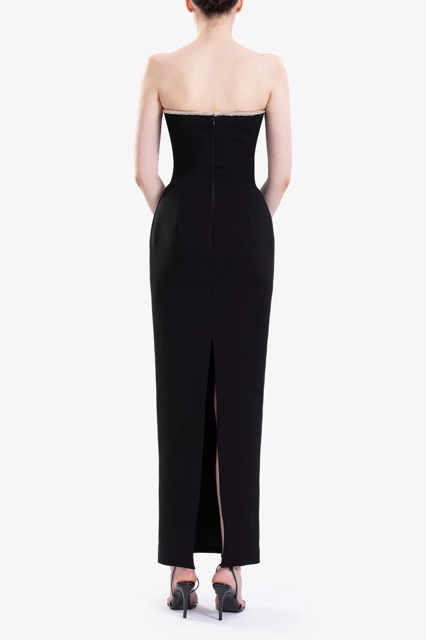 Strapless Embellished Dress