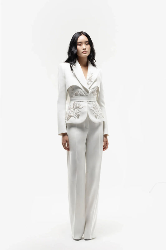 Embroidered Tailored Set