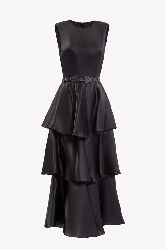 Jacket and Ruffled Dress