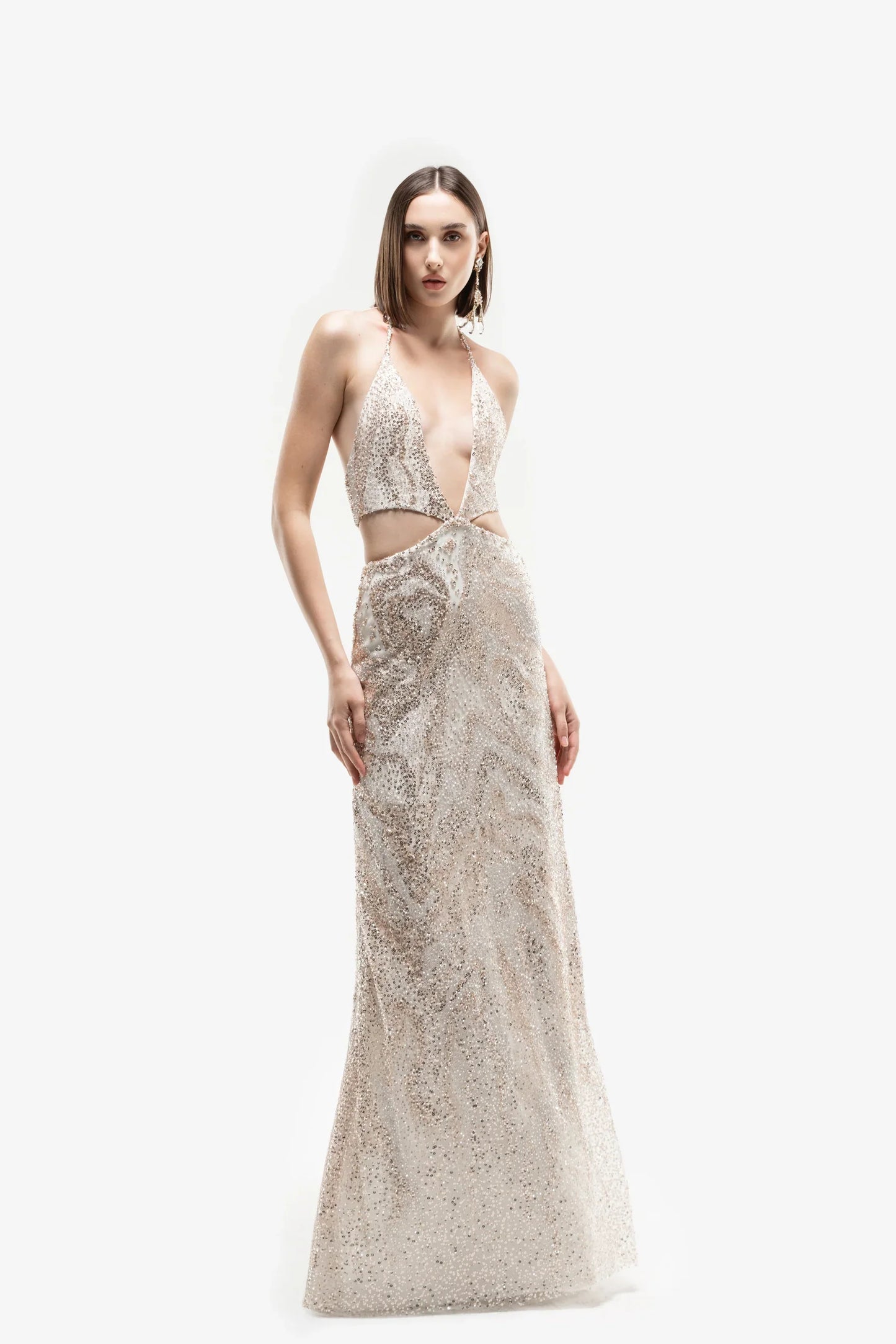 Fully Embroidered Dress
