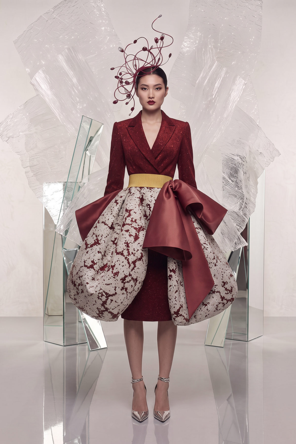 Multi Media Cocktail Dress