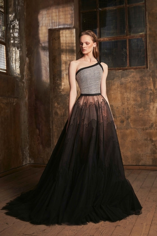Beaded Corset Gown