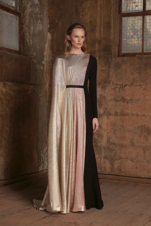 Tri-Color Gown