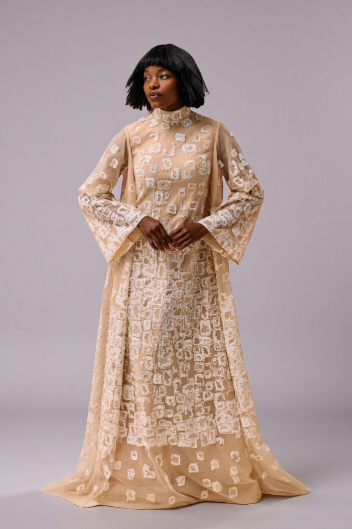 High Neck Gown