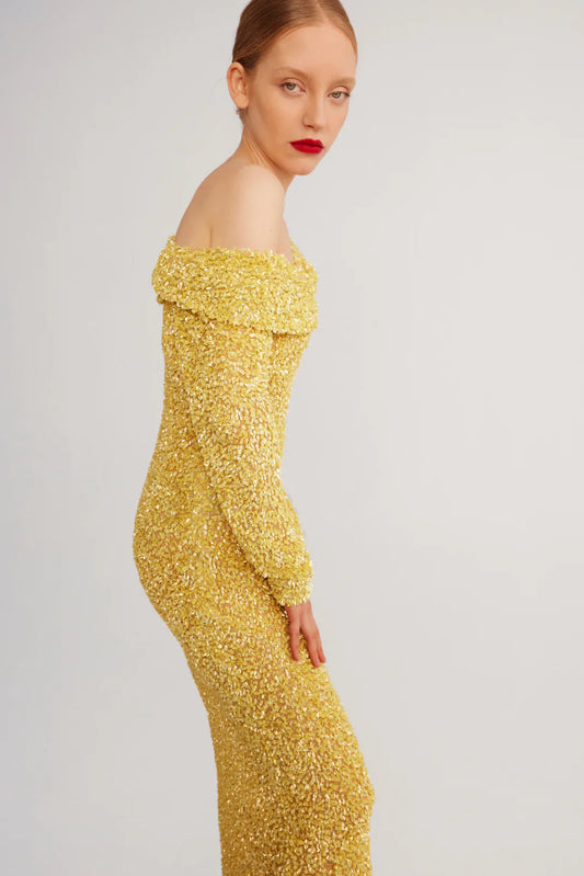Pailette Gown