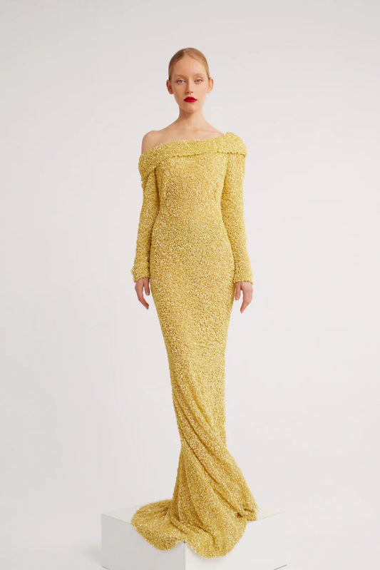 Pailette Gown