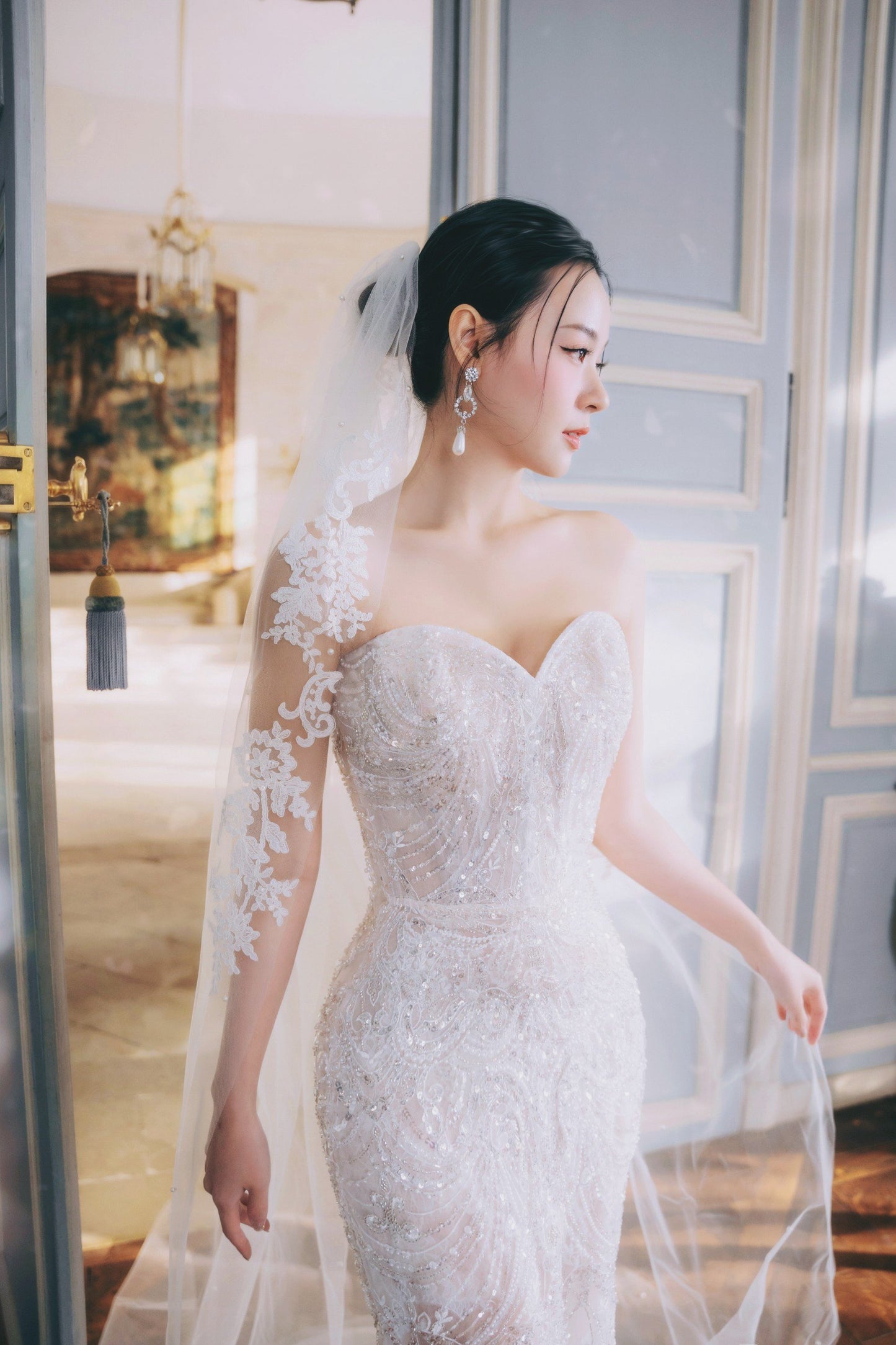 Serena Overskirt Wedding Dress